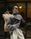 Oversized Cashmere Turtleneck