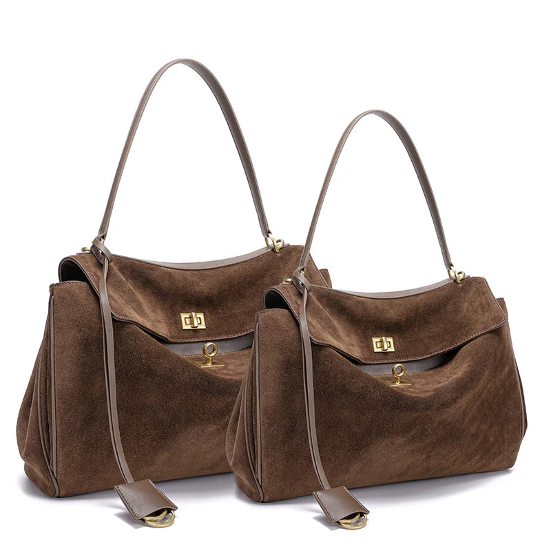 Soft Leather Casual Tote