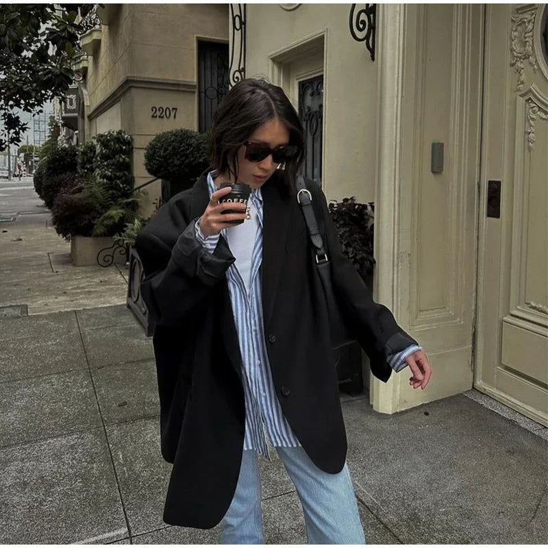 Eleganter Double-Breasted Blazer mit Revers