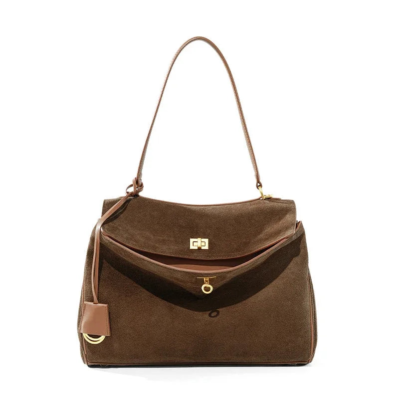Soft Leather Casual Tote