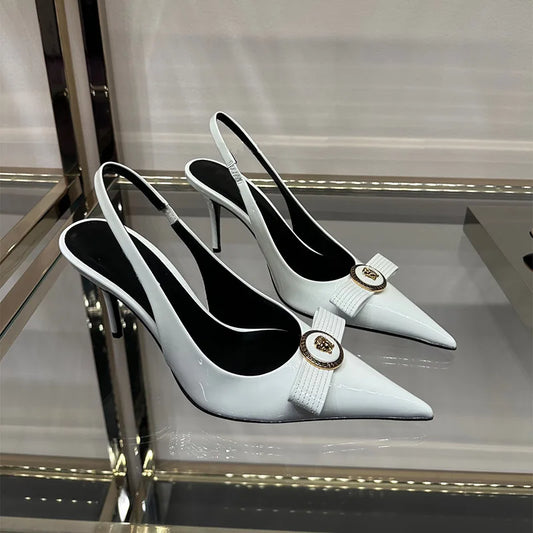 Black Slingback Heels