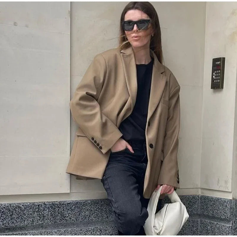 Eleganter Double-Breasted Blazer mit Revers