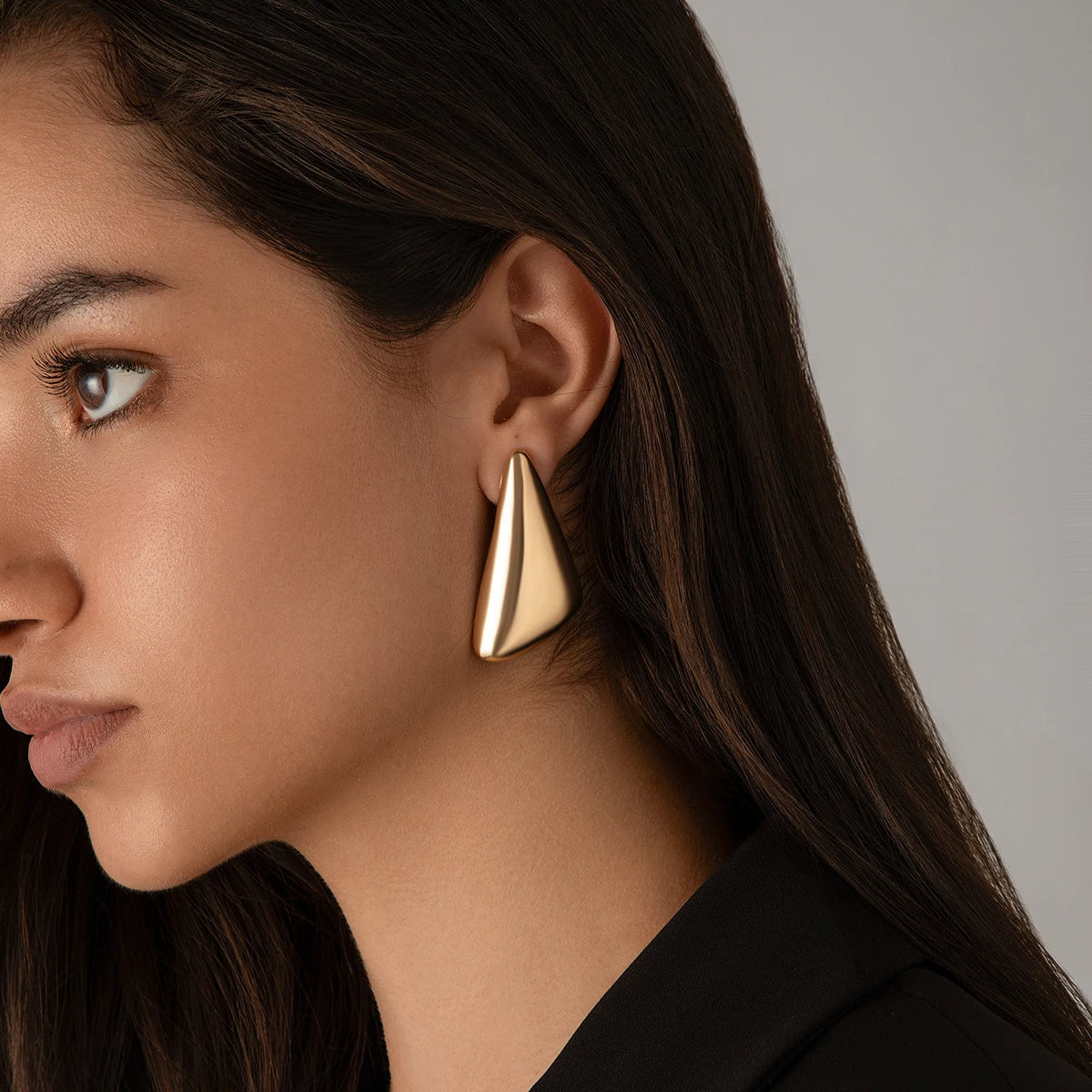 Vintage Ohrstecker im geometrischen Design