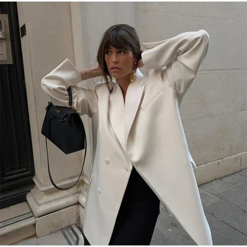 Eleganter Double-Breasted Blazer mit Revers